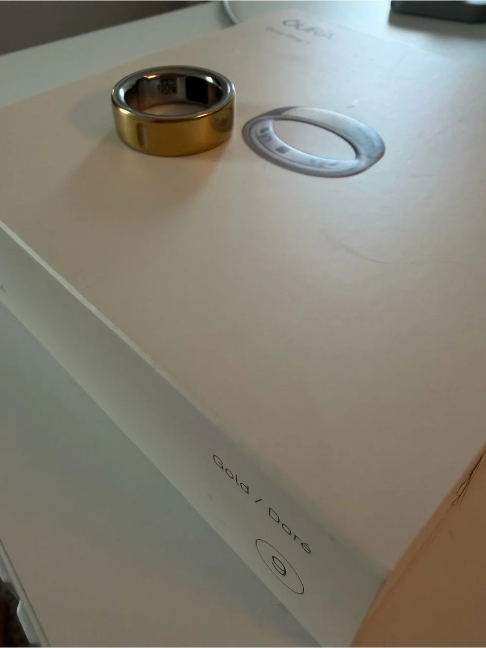 Oura Ring 4 | Gold | Size 9  Some scratches